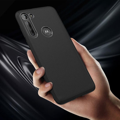 TPU Case für Motorola Moto G8 POWER Jazz Series Twill Streifen Muster Back Hülle