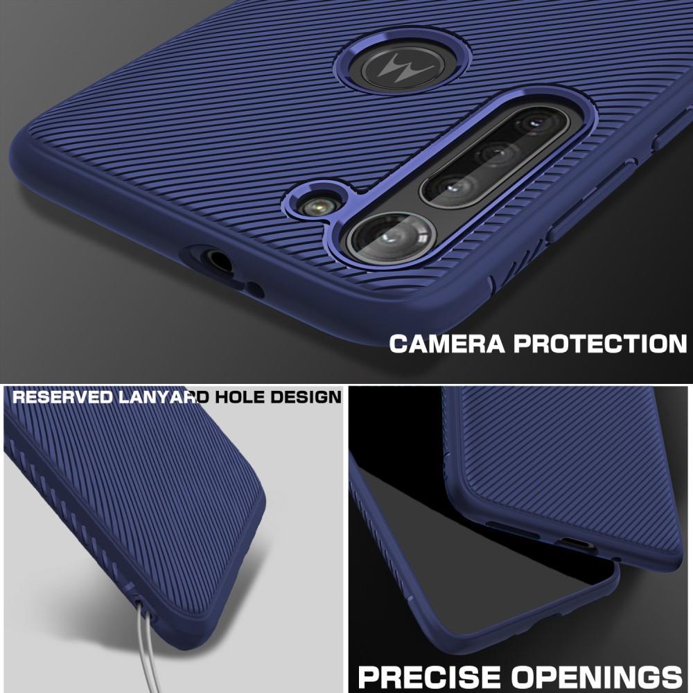 TPU Case für Motorola Moto G8 POWER Jazz Series Twill Streifen Muster Back Hülle