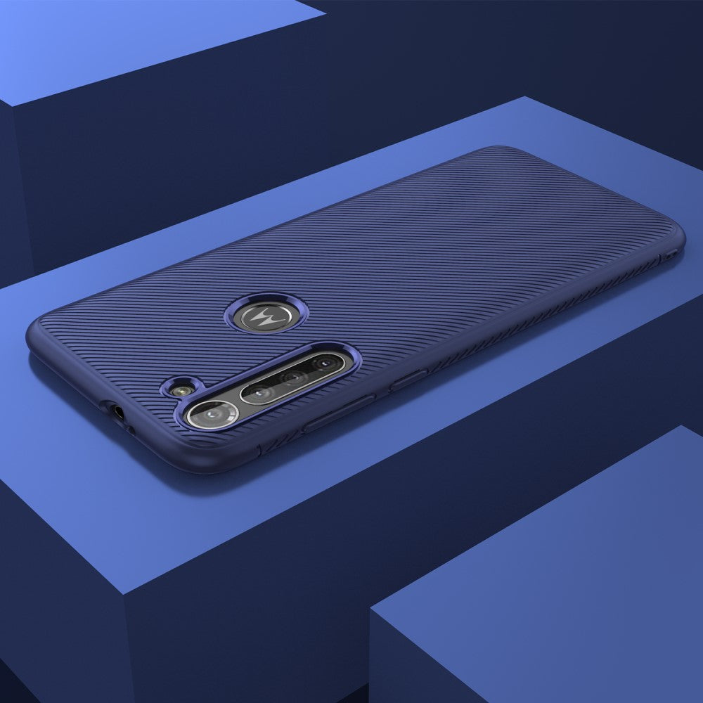 TPU Case für Motorola Moto G8 POWER Jazz Series Twill Streifen Muster Back Hülle