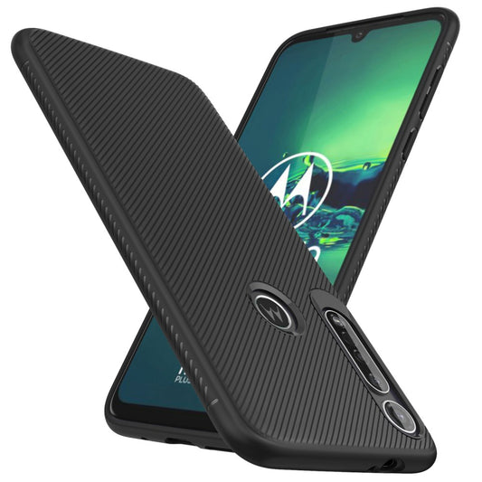 TPU Case für Motorola Moto G8 PLUS Jazz Series Texture Streifen Muster Hülle
