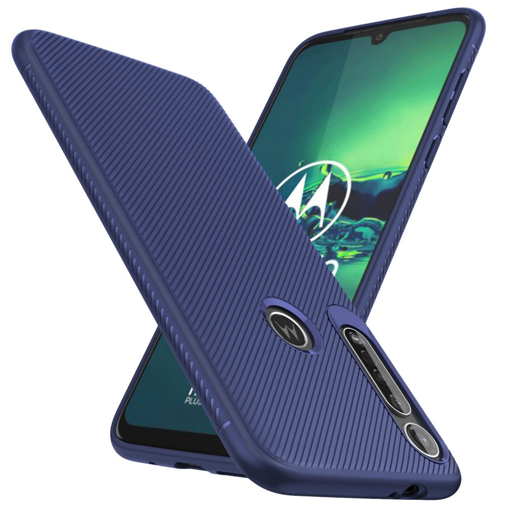 TPU Case für Motorola Moto G8 PLUS Jazz Series Texture Streifen Muster Hülle