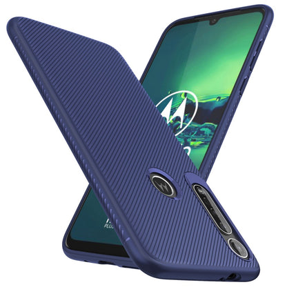 TPU Case für Motorola Moto G8 PLUS Jazz Series Texture Streifen Muster Hülle