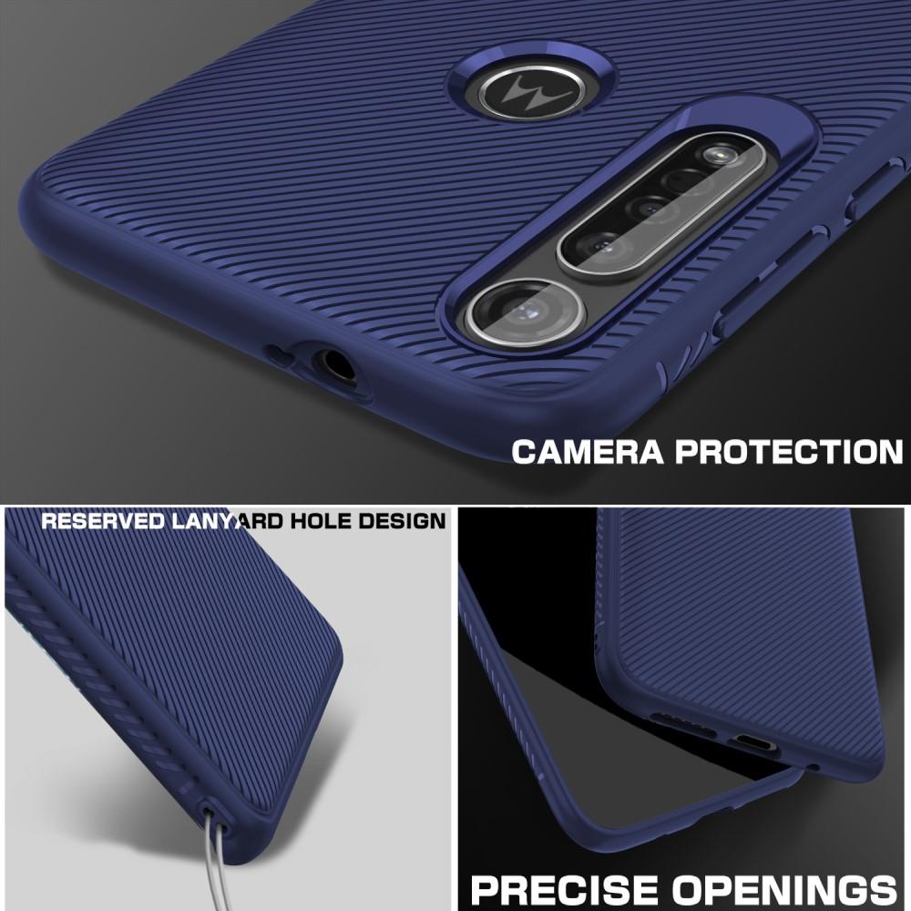 TPU Case für Motorola Moto G8 PLUS Jazz Series Texture Streifen Muster Hülle