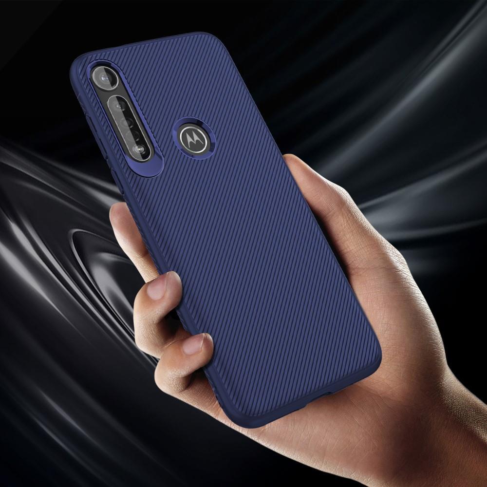 TPU Case für Motorola Moto G8 PLUS Jazz Series Texture Streifen Muster Hülle