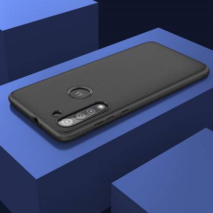 TPU Case für Motorola Moto G8 Jazz Series Twill Texture Streifen Muster Hülle