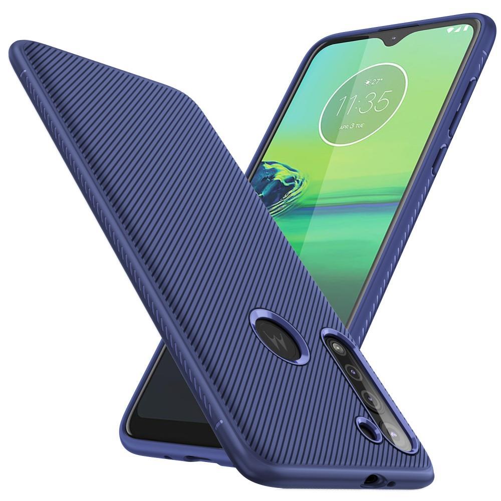 TPU Case für Motorola Moto G8 Jazz Series Twill Texture Streifen Muster Hülle