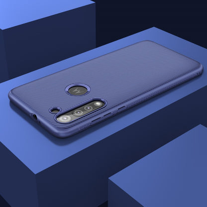 TPU Case für Motorola Moto G8 Jazz Series Twill Texture Streifen Muster Hülle