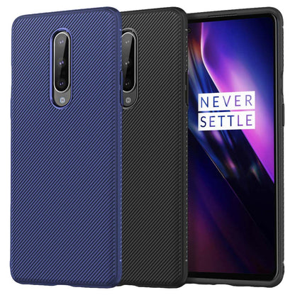 TPU Case für OnePlus 8 Jazz Series Twill Texture Streifen Muster Hülle Cover