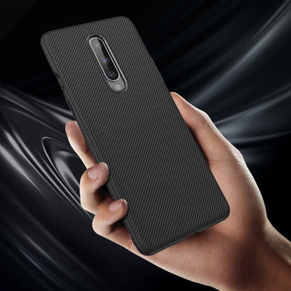 TPU Case für OnePlus 8 Jazz Series Twill Texture Streifen Muster Hülle Cover