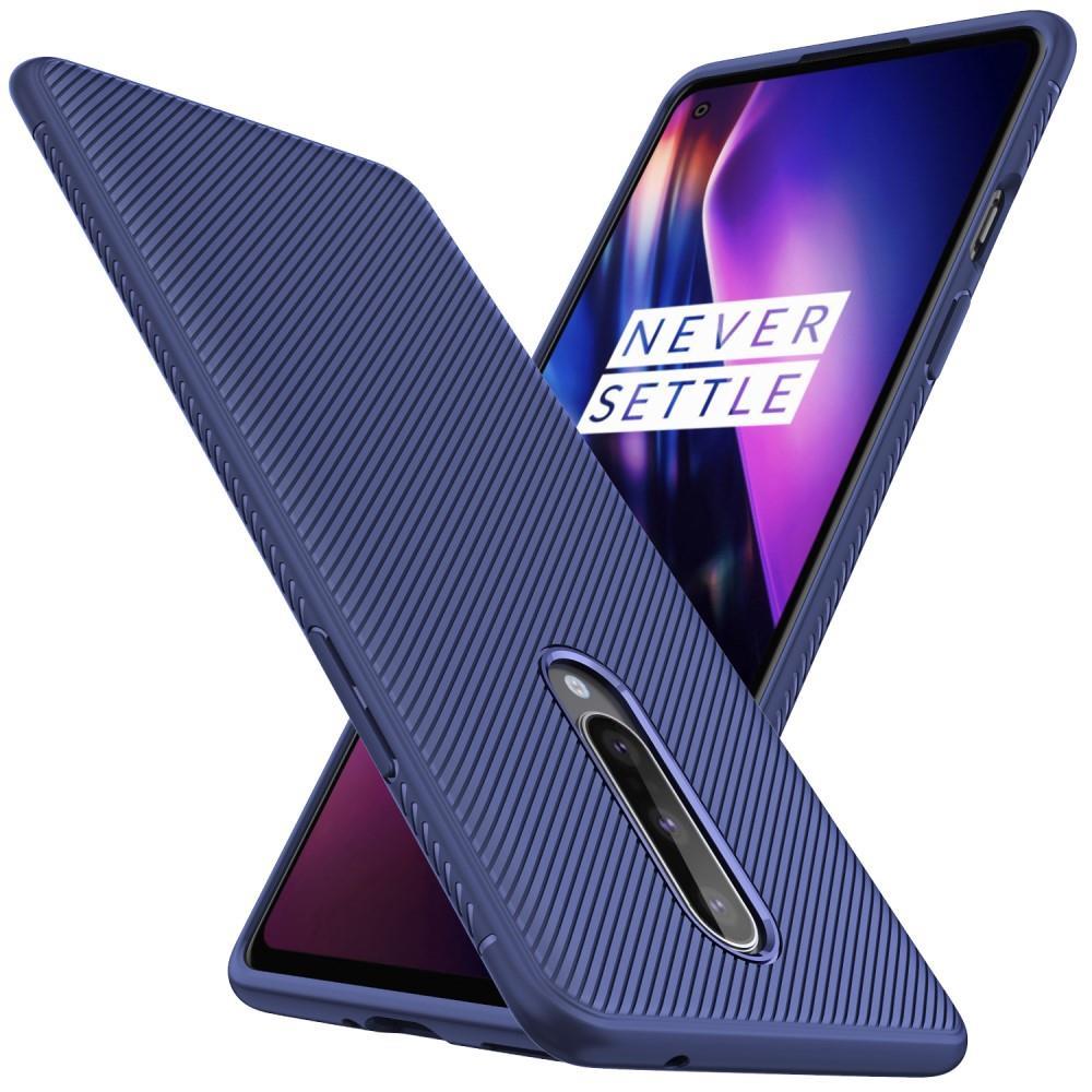 TPU Case für OnePlus 8 Jazz Series Twill Texture Streifen Muster Hülle Cover