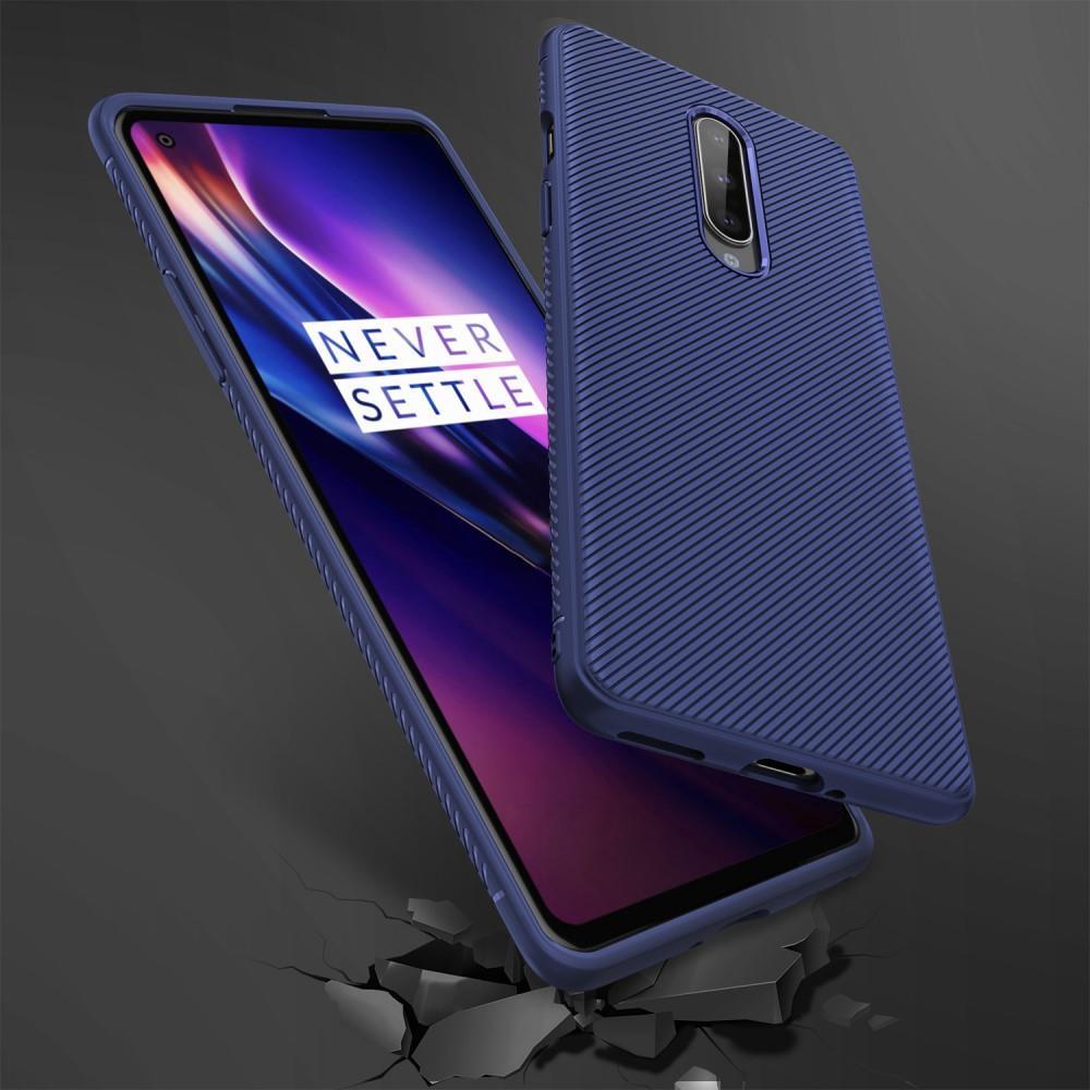 TPU Case für OnePlus 8 Jazz Series Twill Texture Streifen Muster Hülle Cover