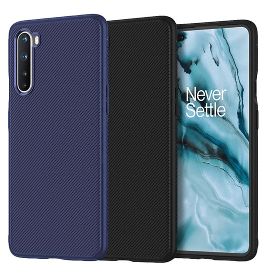 TPU Case für OnePlus NORD Jazz Series Twill Texture Streifen Muster Hülle Cover