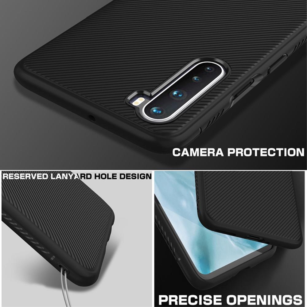 TPU Case für OnePlus NORD Jazz Series Twill Texture Streifen Muster Hülle Cover