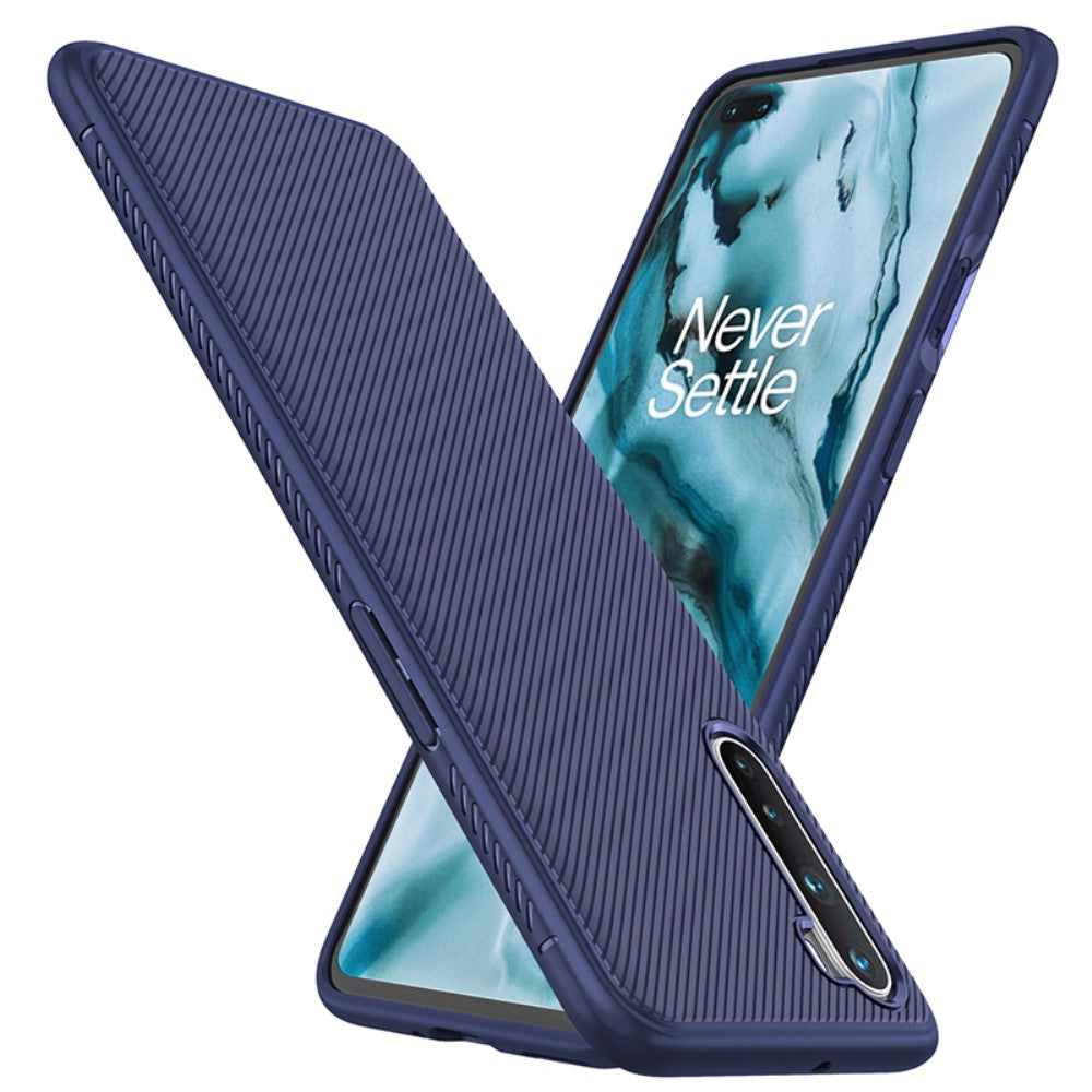 TPU Case für OnePlus NORD Jazz Series Twill Texture Streifen Muster Hülle Cover