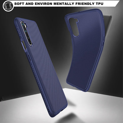 TPU Case für OnePlus NORD Jazz Series Twill Texture Streifen Muster Hülle Cover