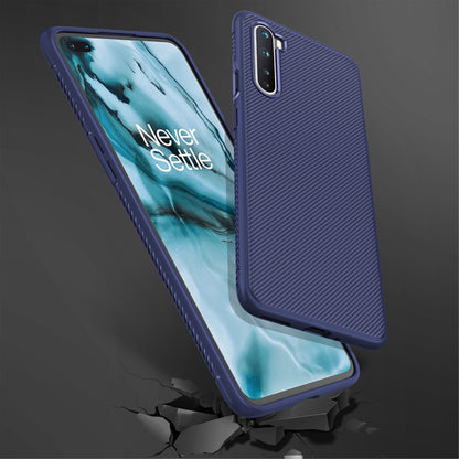 TPU Case für OnePlus NORD Jazz Series Twill Texture Streifen Muster Hülle Cover