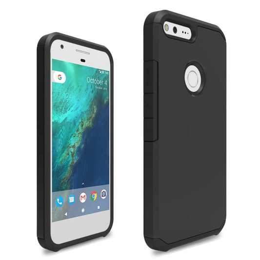 TPU PC Case für Google Pixel Kombination Armor Schwarz