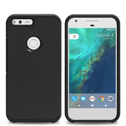 TPU PC Case für Google Pixel Kombination Armor Schwarz