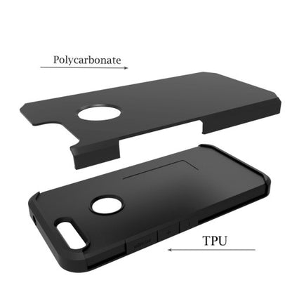 TPU PC Case für Google Pixel Kombination Armor Schwarz