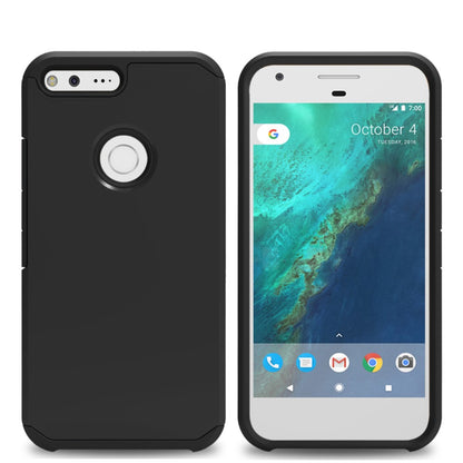 TPU PC Case für Google Pixel Kombination Armor Schwarz