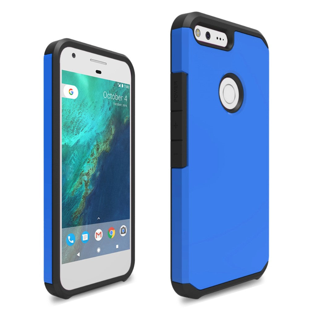TPU PC Case für Google Pixel Kombination Armor Schwarz