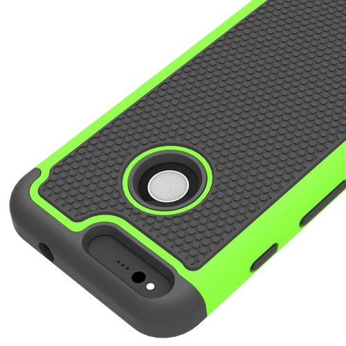 Outdoor Case für Google Pixel Silikon Hybrid Football Grain