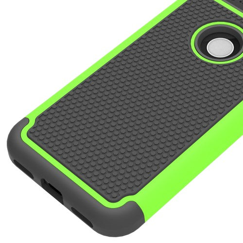 Outdoor Case für Google Pixel Silikon Hybrid Football Grain