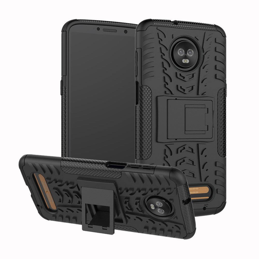 Outdoor Case für Motorola Moto Z3 PLAY Tire Rutschfest Kickstand