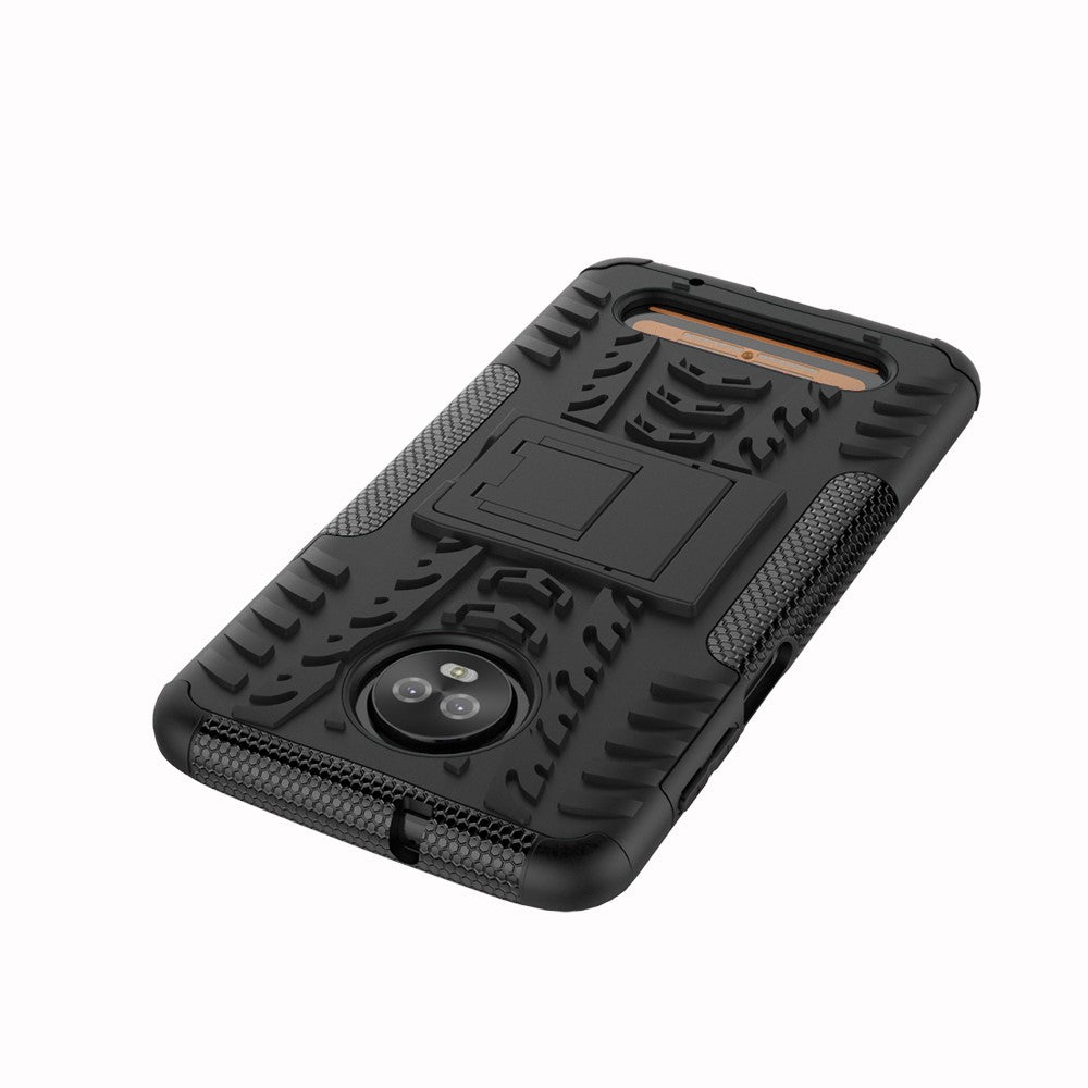 Outdoor Case für Motorola Moto Z3 PLAY Tire Rutschfest Kickstand