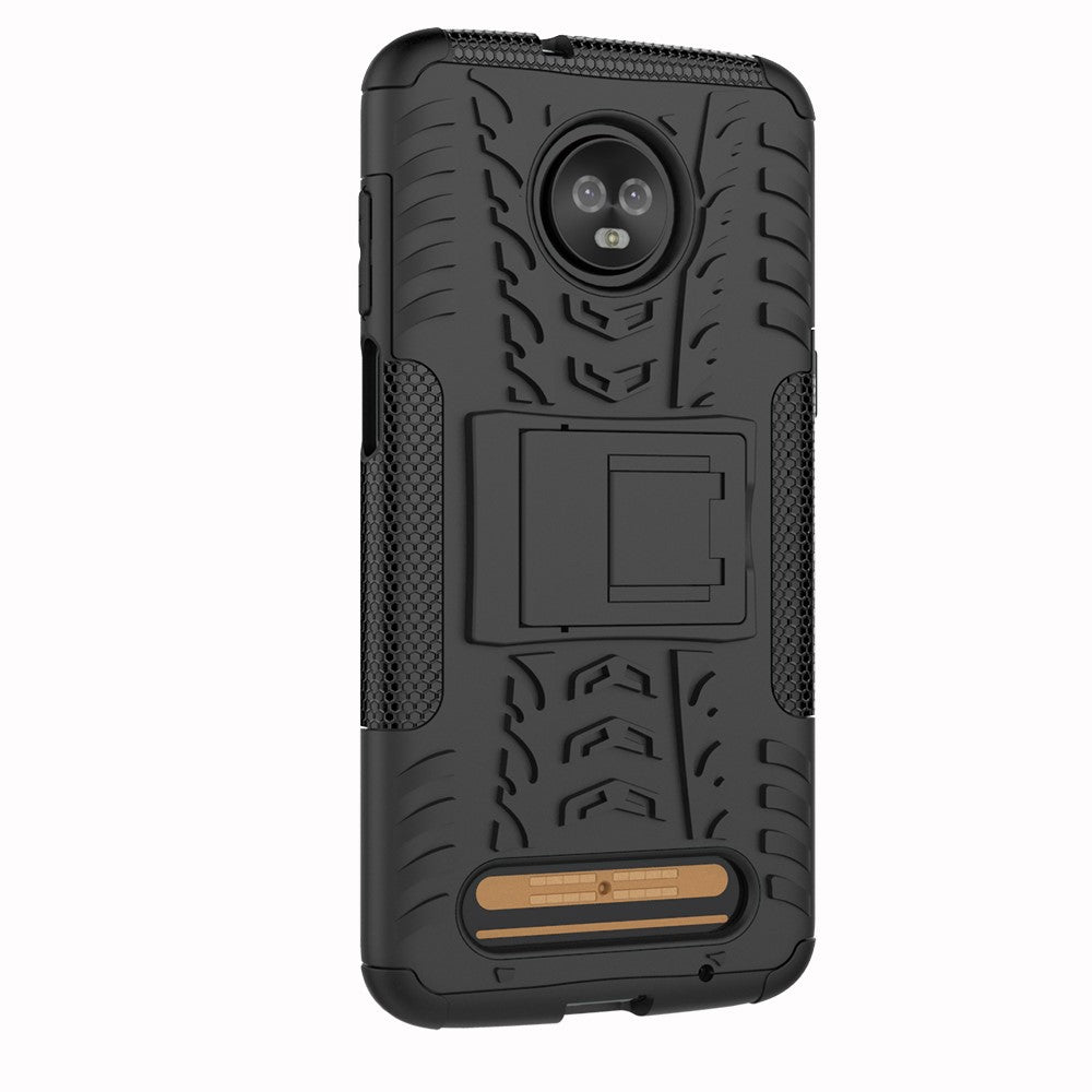 Outdoor Case für Motorola Moto Z3 PLAY Tire Rutschfest Kickstand