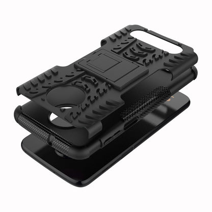 Outdoor Case für Motorola Moto Z3 PLAY Tire Rutschfest Kickstand