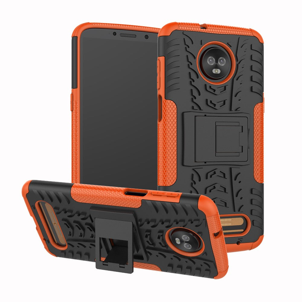 Outdoor Case für Motorola Moto Z3 PLAY Tire Rutschfest Kickstand