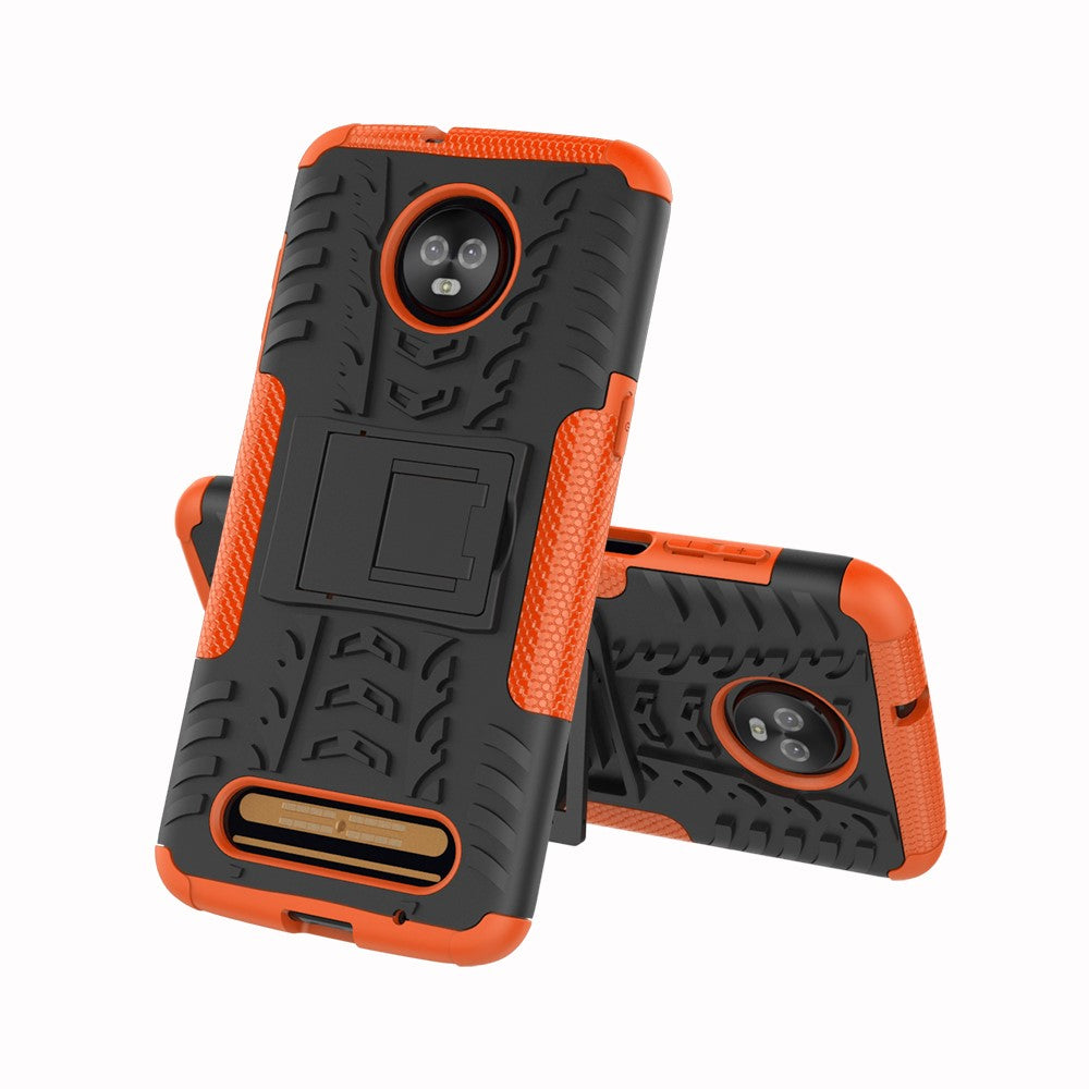 Outdoor Case für Motorola Moto Z3 PLAY Tire Rutschfest Kickstand