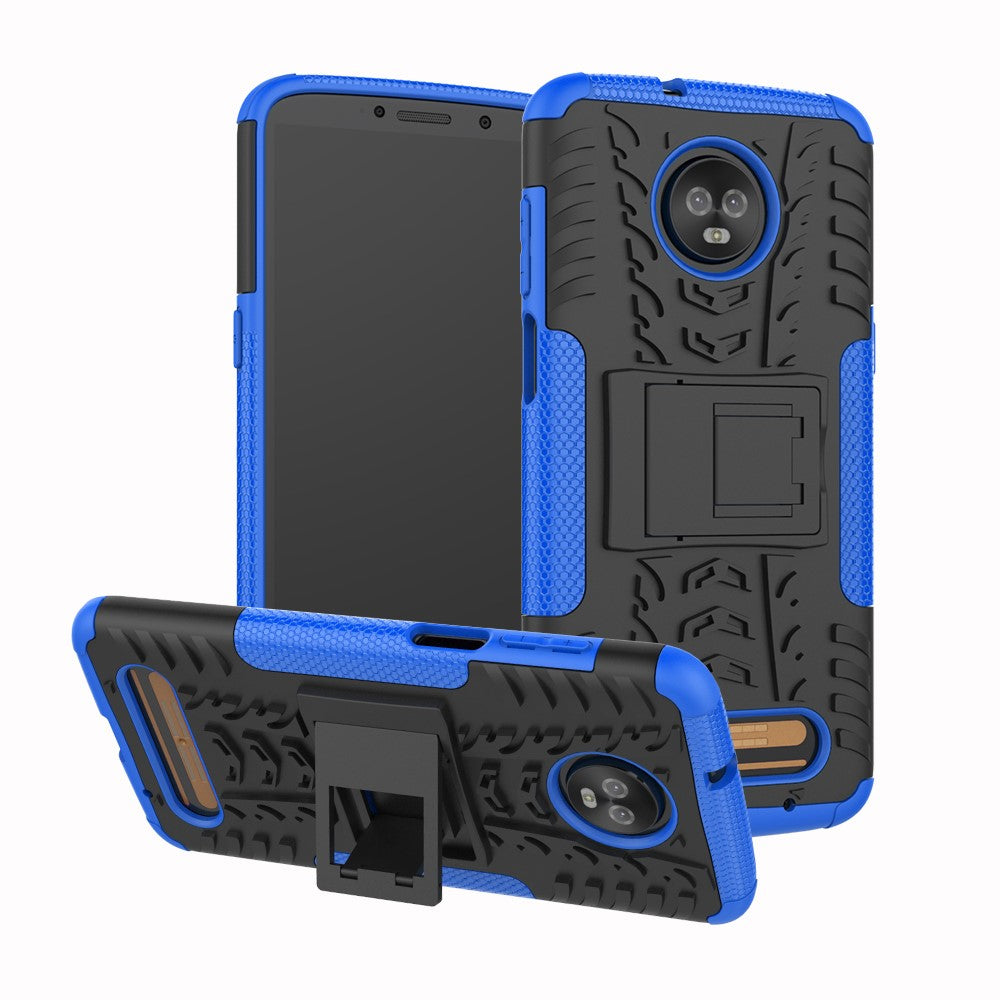 Outdoor Case für Motorola Moto Z3 PLAY Tire Rutschfest Kickstand