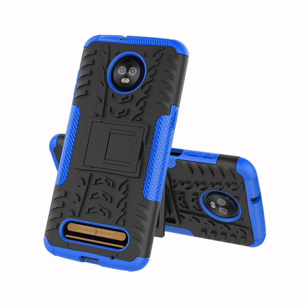Outdoor Case für Motorola Moto Z3 PLAY Tire Rutschfest Kickstand