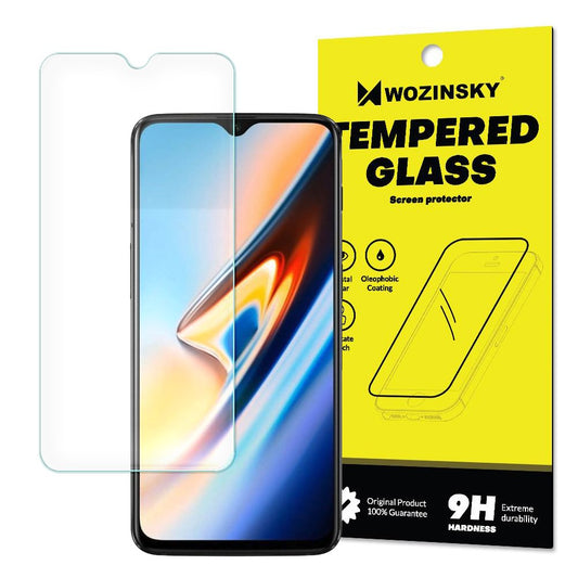 WOZINSKY Schutzglas Folie Tempered Glass Screen Protector 9H für OnePlus 6T