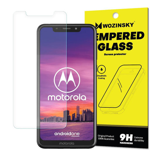 WOZINSKY Schutzglas Folie Tempered Glass Screen Protector Film für Motorola One