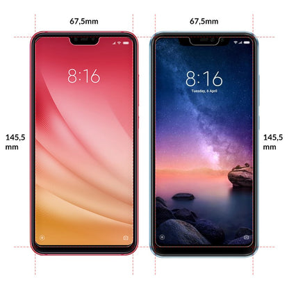 WOZINSKY Schutzglas Folie Tempered Glass Screen Protector für Xiaomi Mi 8 Lite