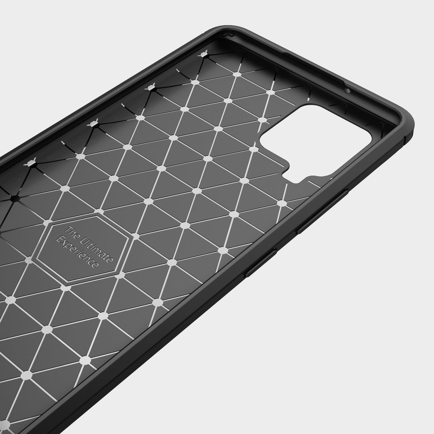 TPU Hülle für Samsung Galaxy A42 5G Carbon Fiber Skin Brushed Schutzcover Case
