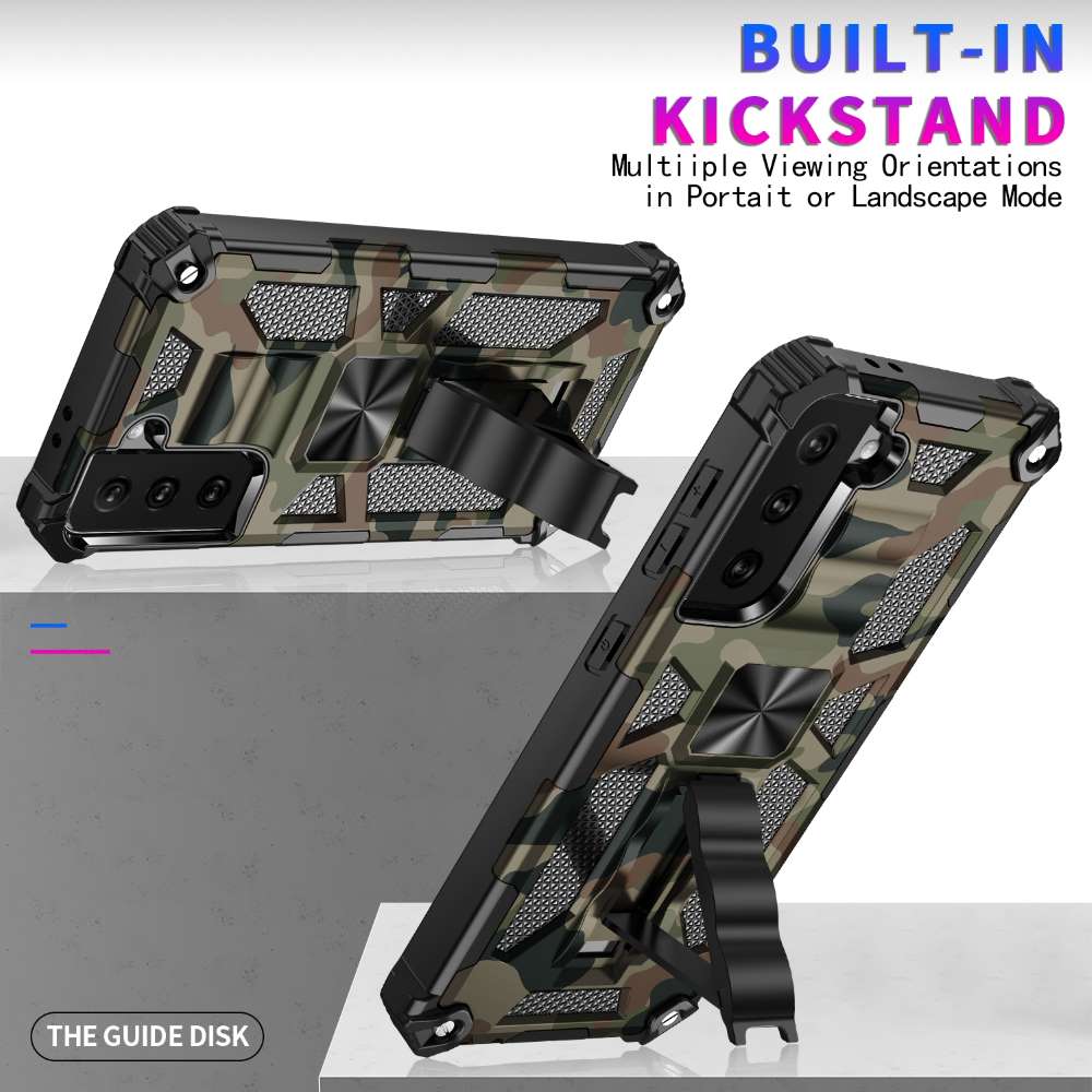Outdoor Hülle für Samsung Galaxy S21 Camouflage Shockproof Schutz Armor Cover