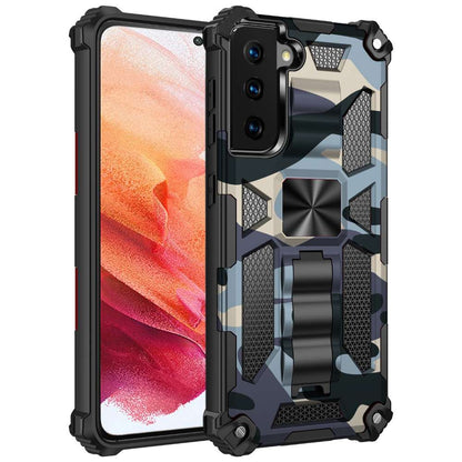 Outdoor Hülle für Samsung Galaxy S21 Camouflage Shockproof Schutz Armor Cover