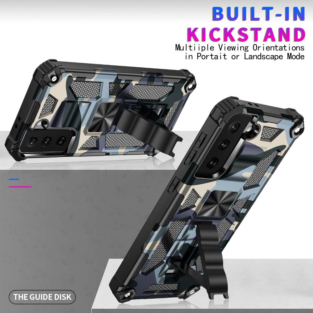 Outdoor Hülle für Samsung Galaxy S21 ULTRA Camouflage Shockproof PC Schutzcover