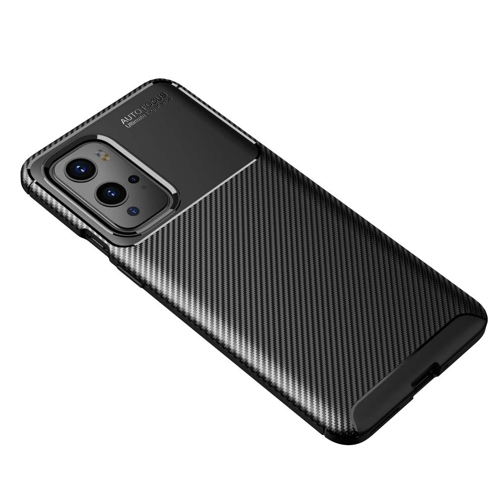 TPU Case für ONEPLUS 9 PRO Carbon Fiber Muster Shockproof Texture Hülle Cover