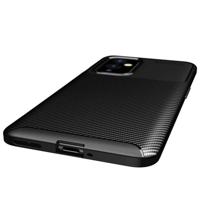 TPU Case für ONEPLUS 9 Carbon Fiber Muster Shockproof Texture Schutz Hülle Cover