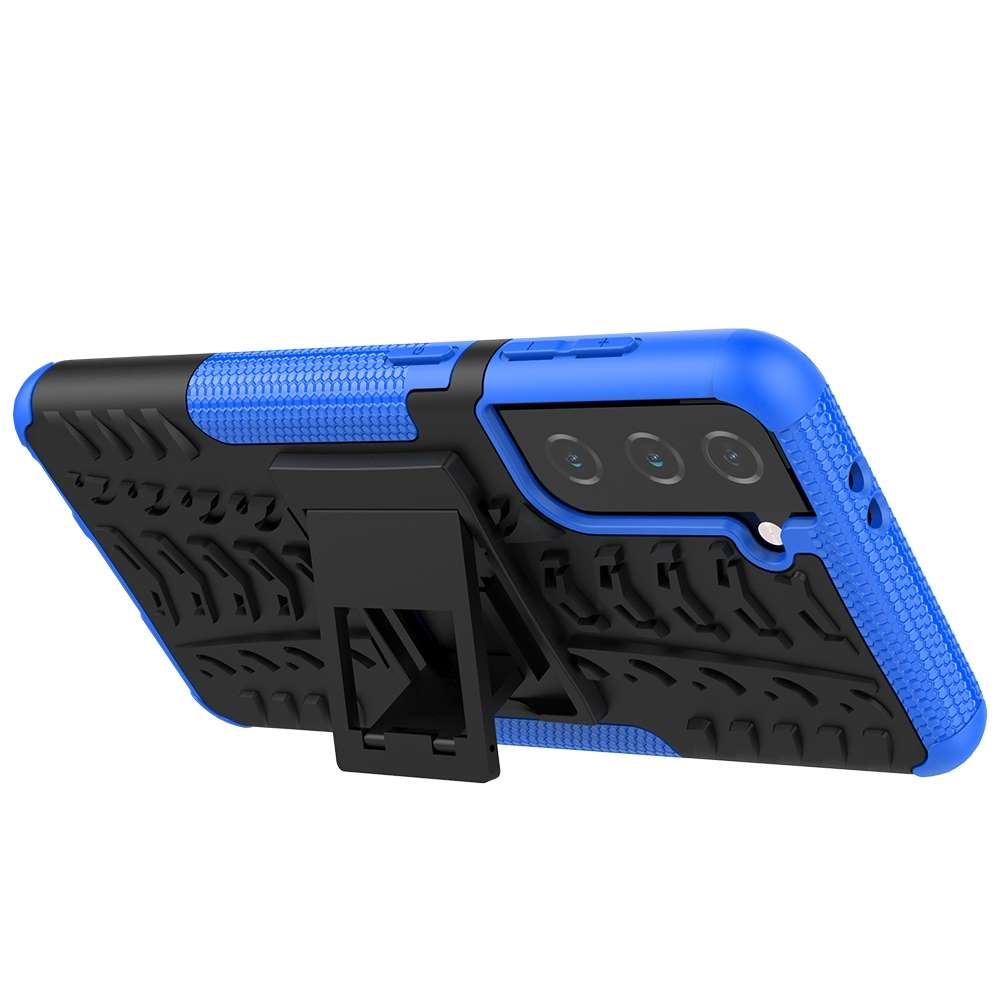 Outdoor Hülle für Samsung Galaxy S21 Tire Rutschfest Kickstand PC TPU Cover Case