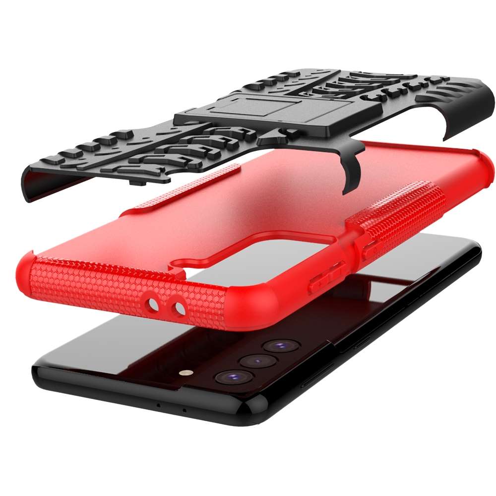 Outdoor Hülle für Samsung Galaxy S21 PLUS Tire Rutschfest Kickstand Schutz Cover