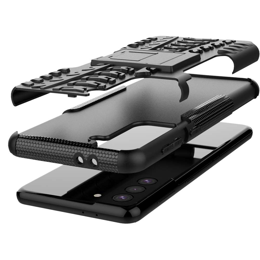 Outdoor Hülle für Samsung Galaxy S21 PLUS Tire Rutschfest Kickstand Schutz Cover
