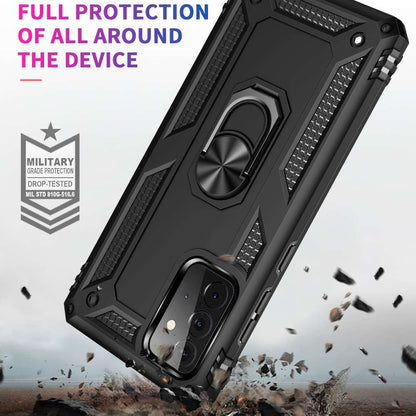 Outdoor Case für SAMSUNG GALAXY A72 TPU Hybrid Sergeant Armor Ring Hülle Cover