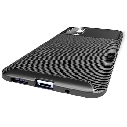 TPU Case für XIAOMI REDMI NOTE 10 5G Carbon Fiber Muster Shockproof Hülle Cover