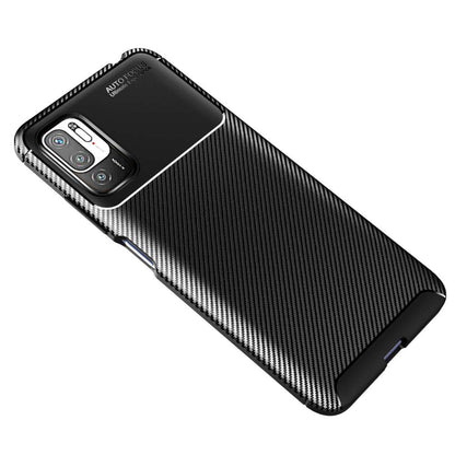 TPU Case für XIAOMI REDMI NOTE 10 5G Carbon Fiber Muster Shockproof Hülle Cover